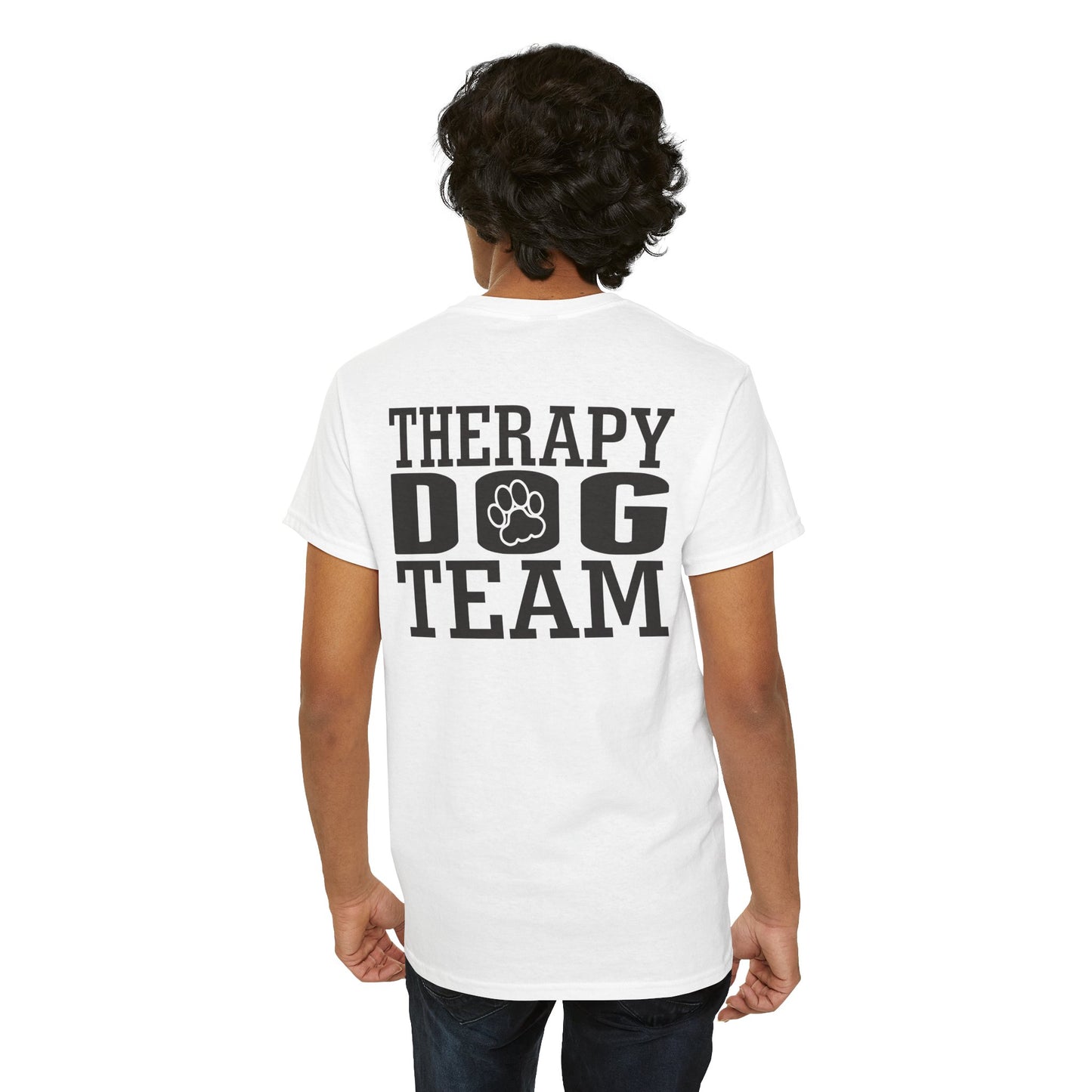 Therapy Dog Team. Heavy Cotton T-Shirt