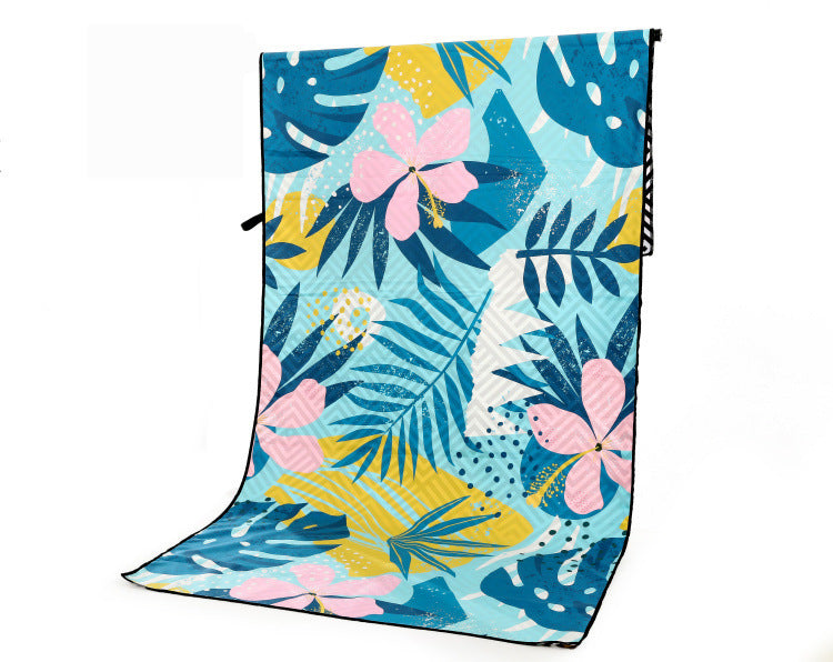 Quick-drying Microfiber Double-sided Fleece Beach Towel