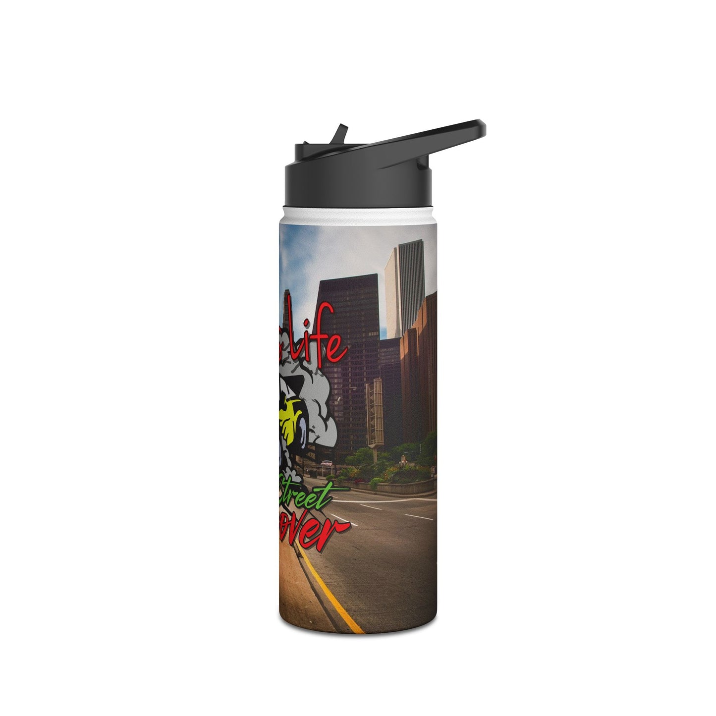 Lawless Life Street Takeover. Stainless Steel Water Bottle