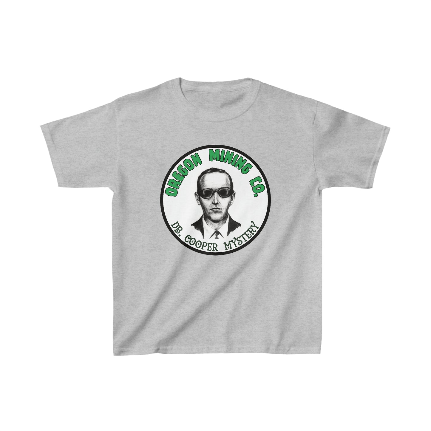 DB Cooper Mystery. Kids Heavy Cotton™ T-Shirt