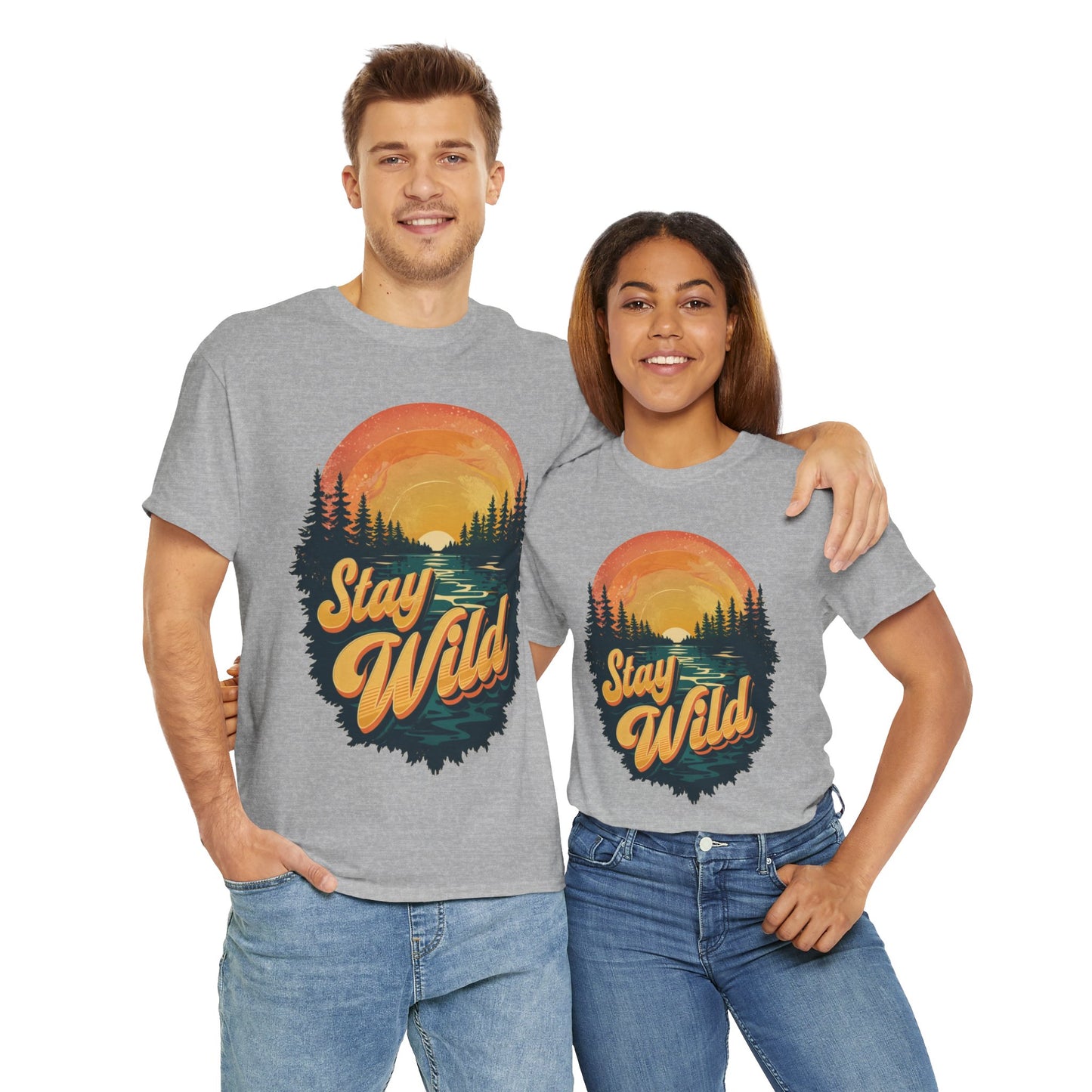 Stay Wild. Heavy Cotton T-Shirt