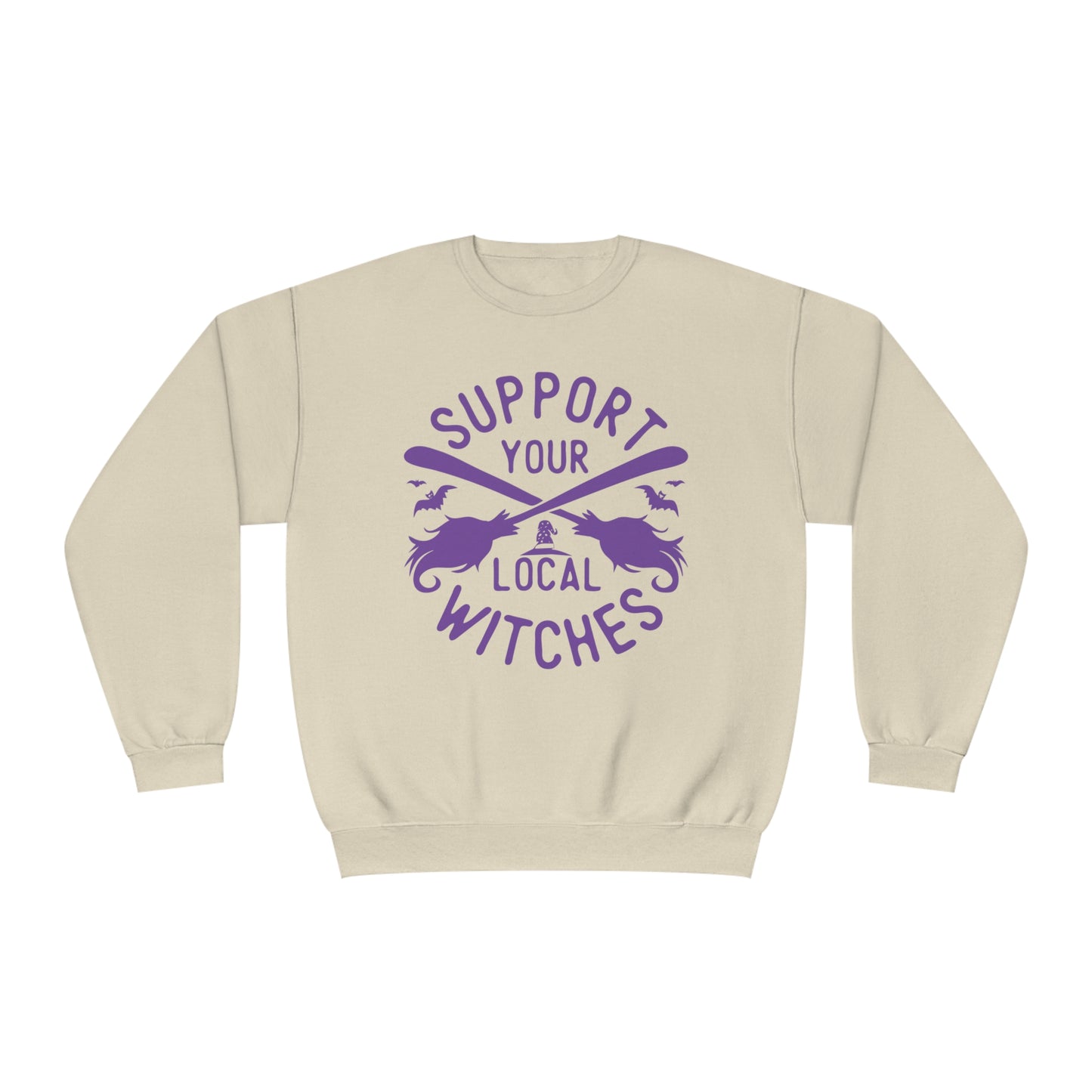 Support Your Local Witches, Unisex NuBlend® Crewneck Sweatshirt