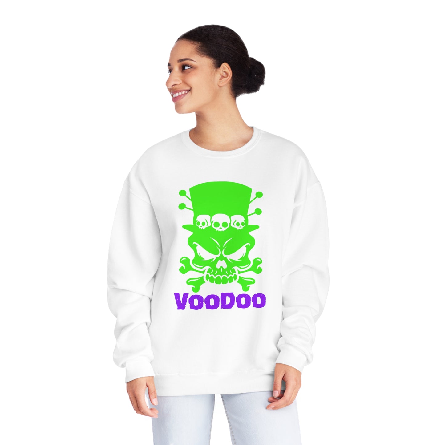 VooDoo Skull, Unisex NuBlend® Crewneck Sweatshirt