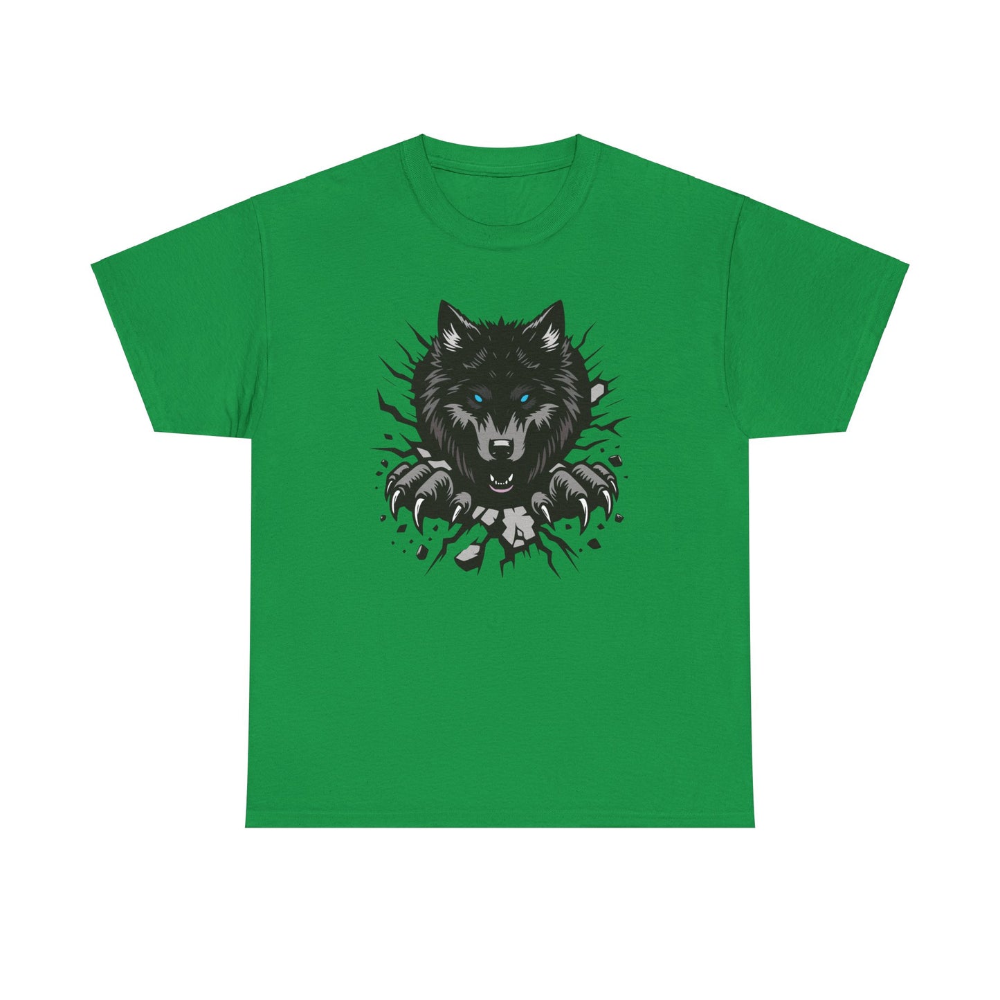 Breaking Out Wolf. Heavy Cotton T-Shirt