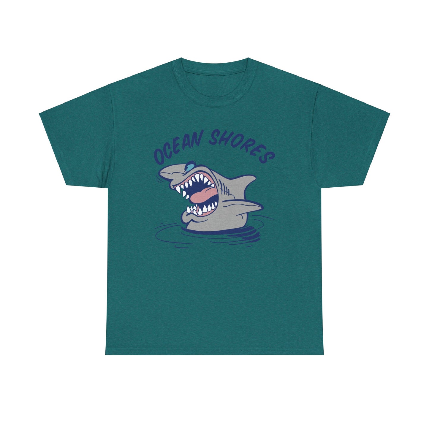 Ocean Shores Shark, Heavy Cotton T-Shirt