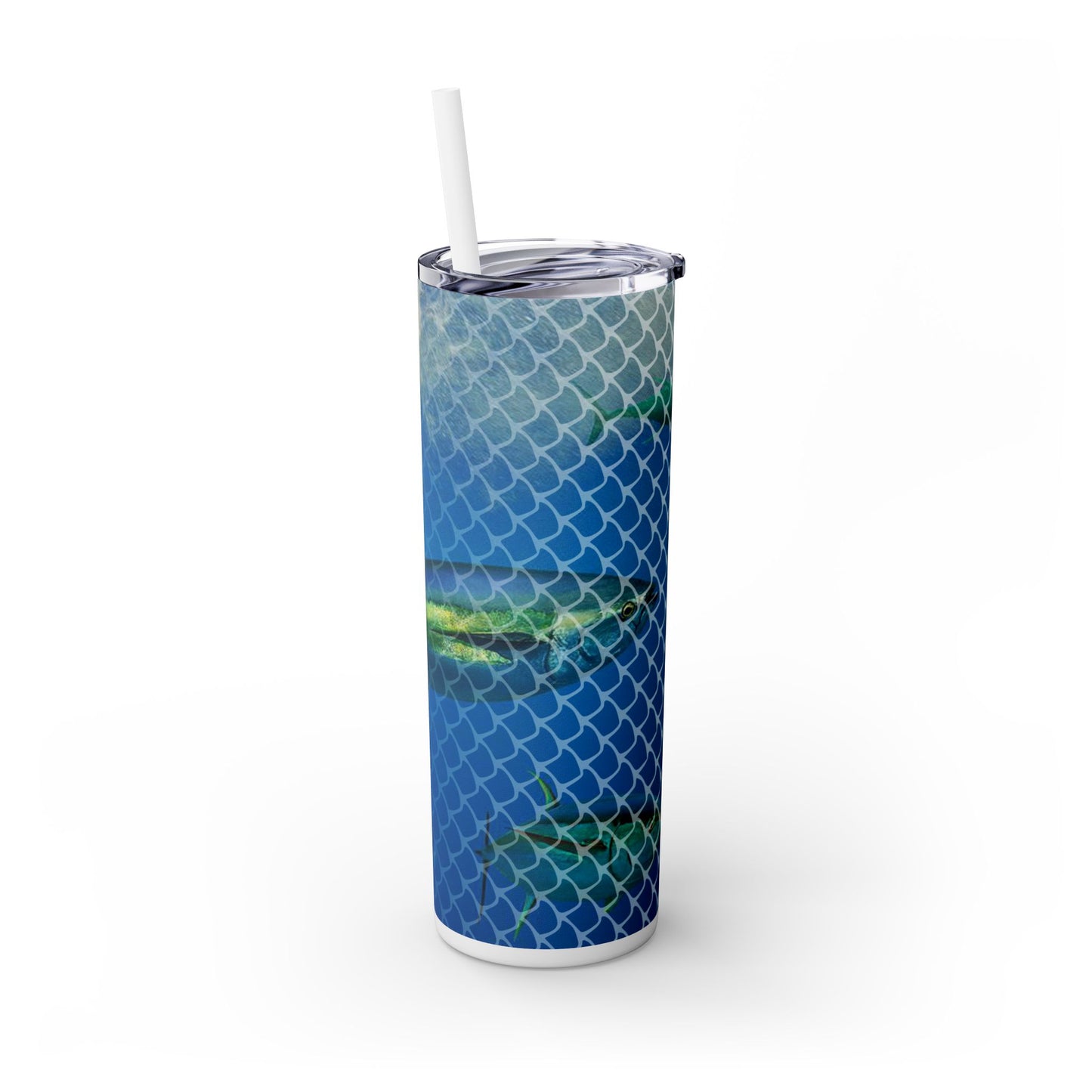 Tuna. 20oz Skinny Tumbler with Straw