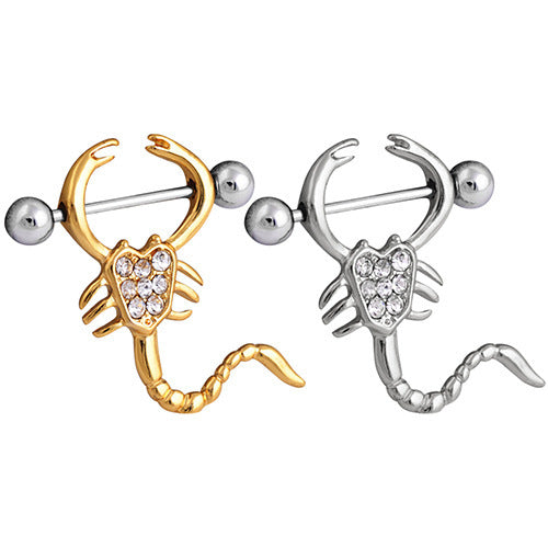 Stainless Steel Scorpion Body Piercing Jewelry