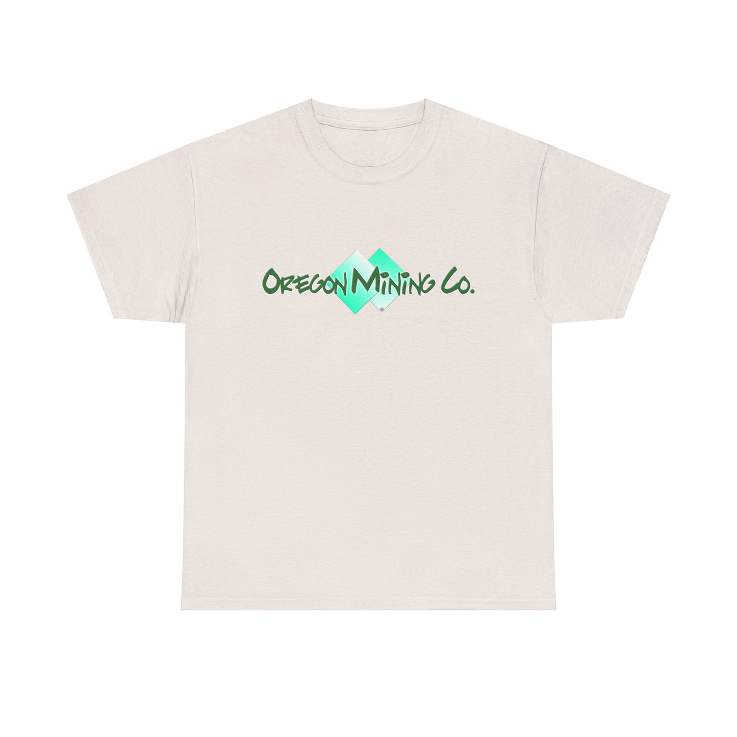 Oregon Mining Co. Logo. Heavy Cotton T-Shirt