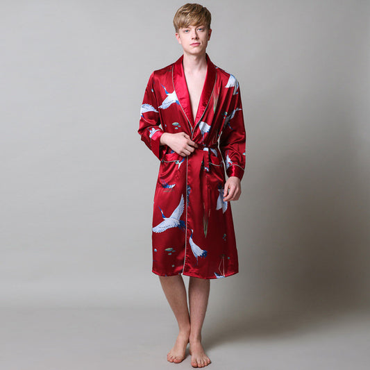 Silk skin robe