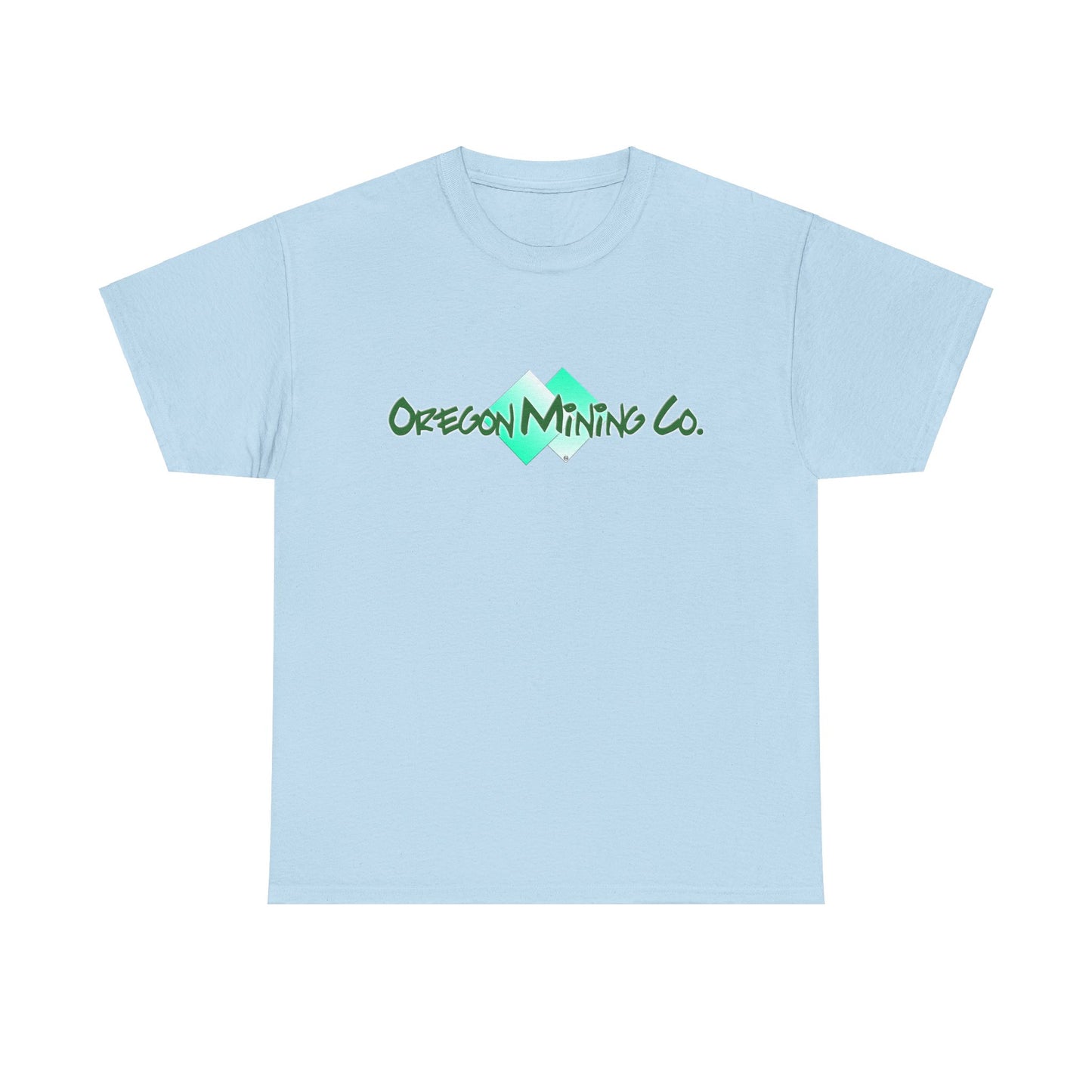 Oregon Mining Co. Logo. Heavy Cotton T-Shirt