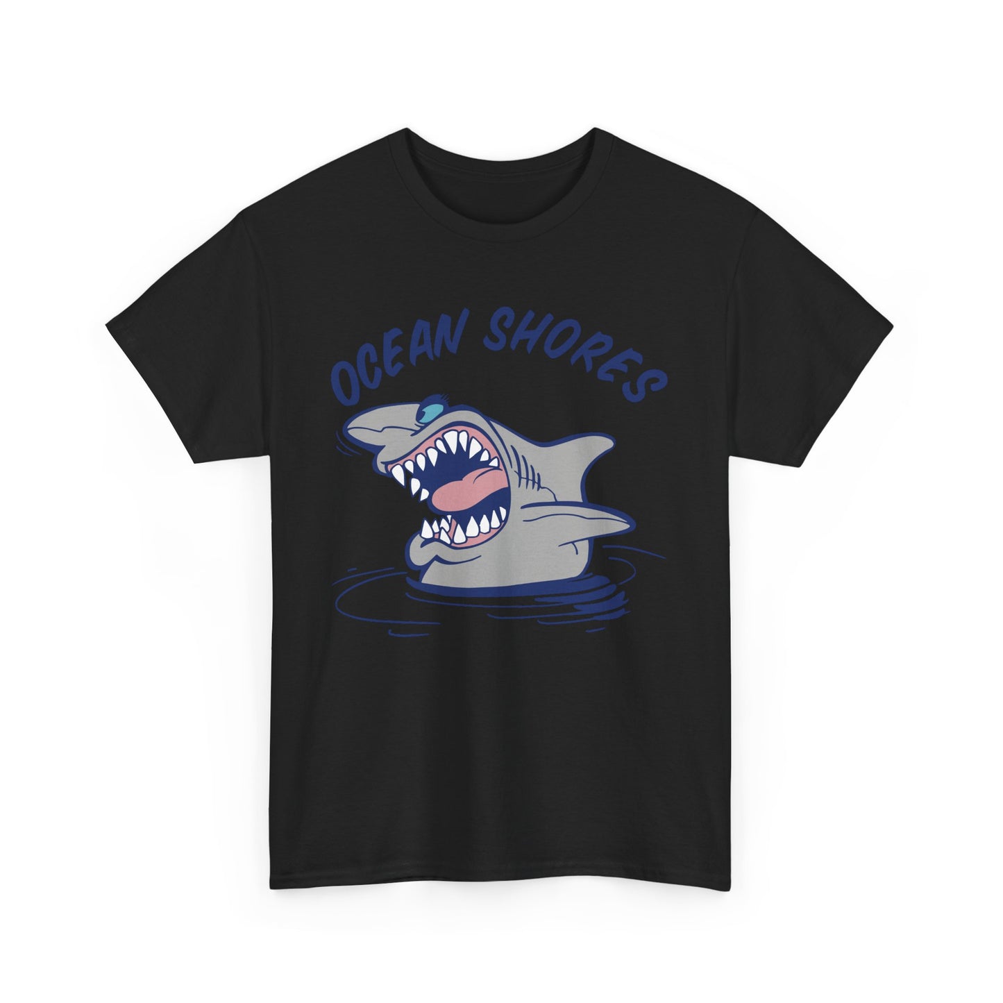 Ocean Shores Shark, Heavy Cotton T-Shirt