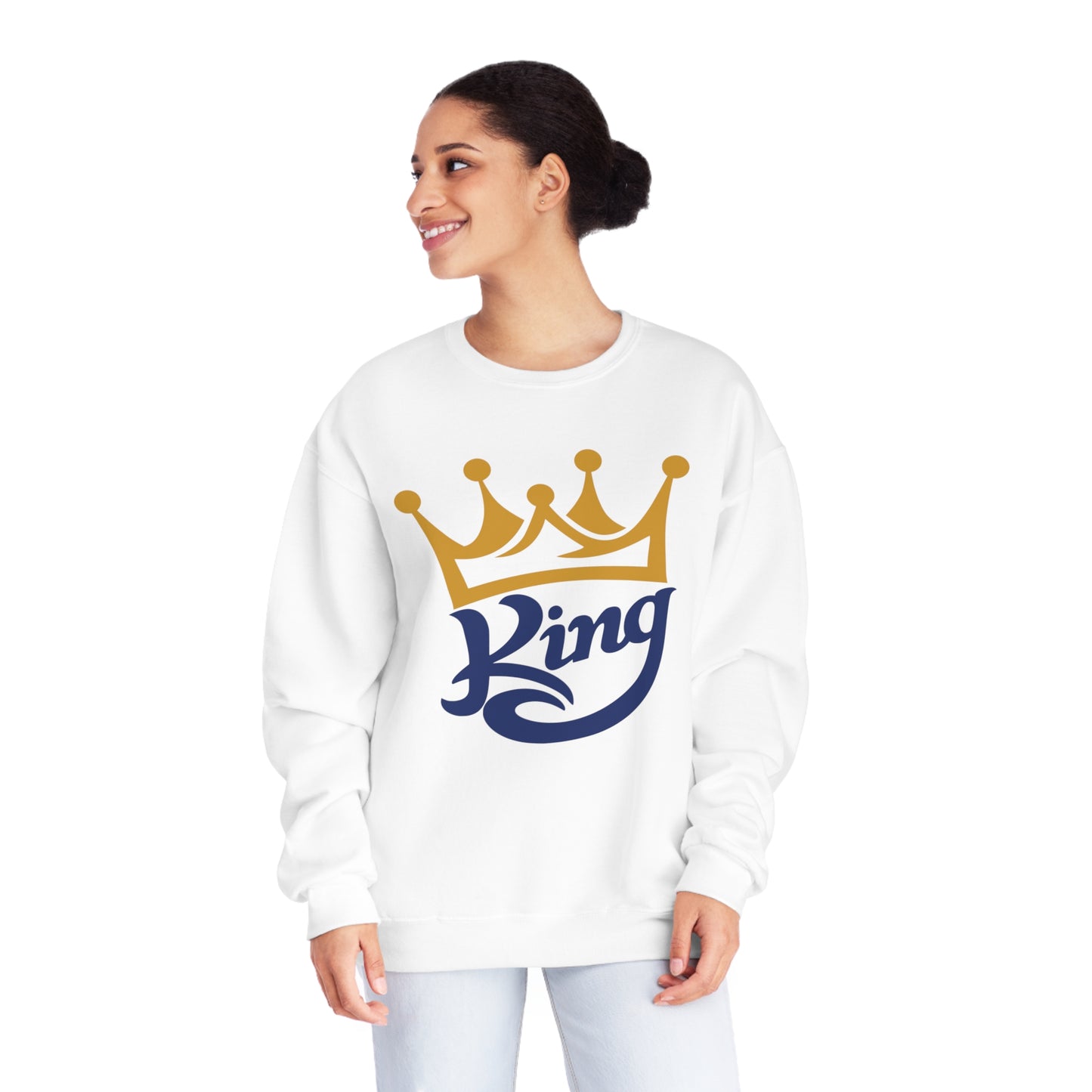 King, Unisex NuBlend® Crewneck Sweatshirt