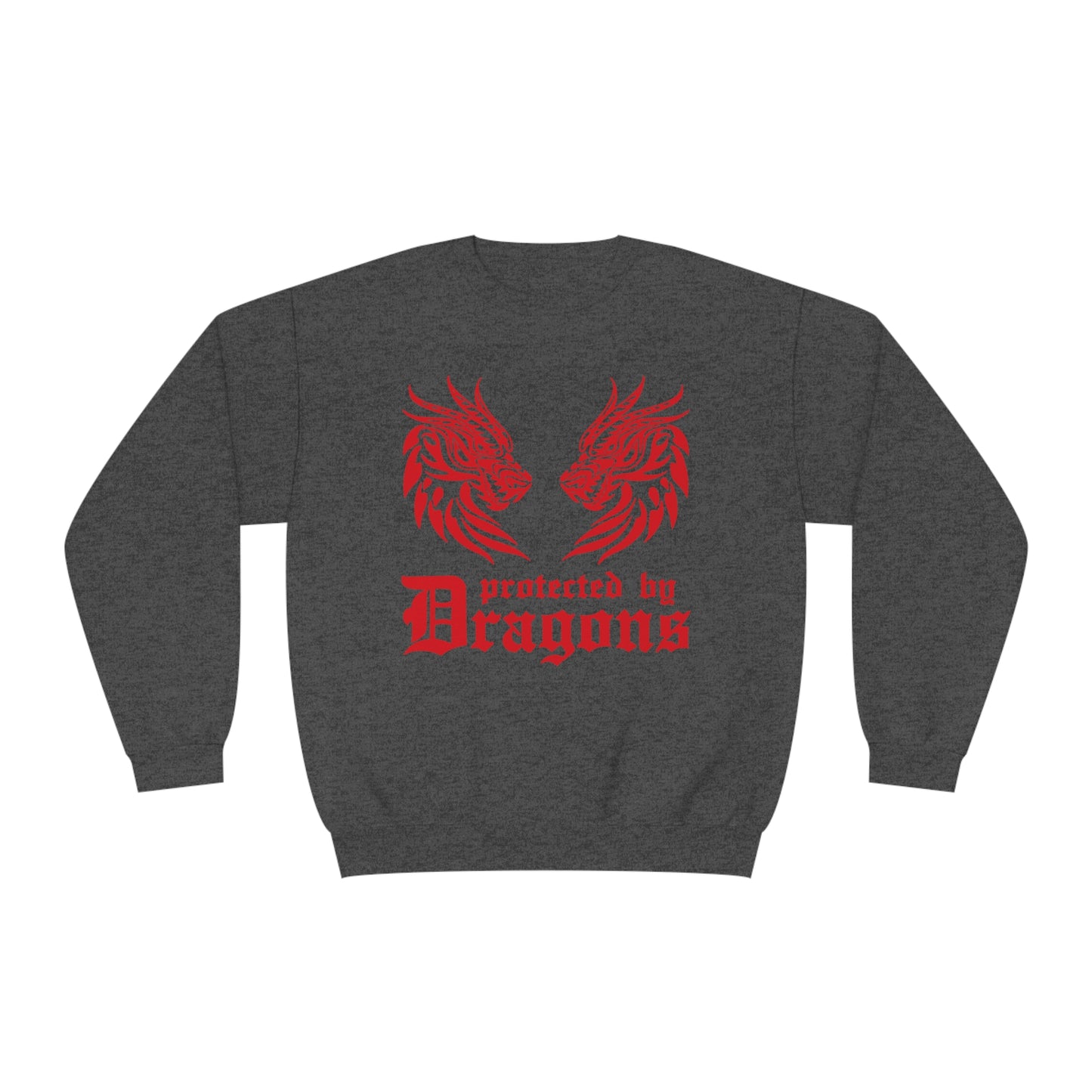 Protected by Dragons, Unisex NuBlend® Crewneck Sweatshirt