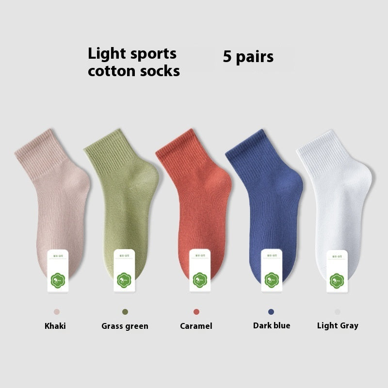 Antibacterial Breathable Cotton Socks