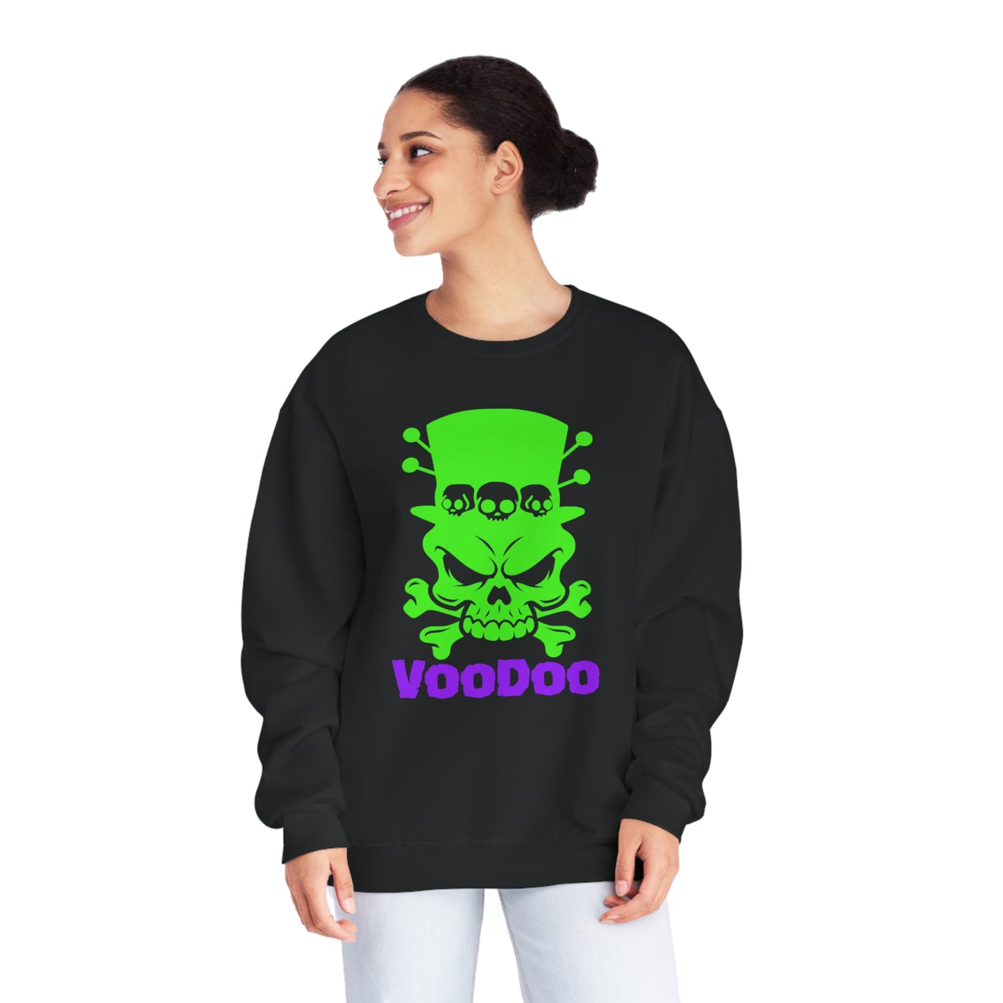 VooDoo Skull, Unisex NuBlend® Crewneck Sweatshirt