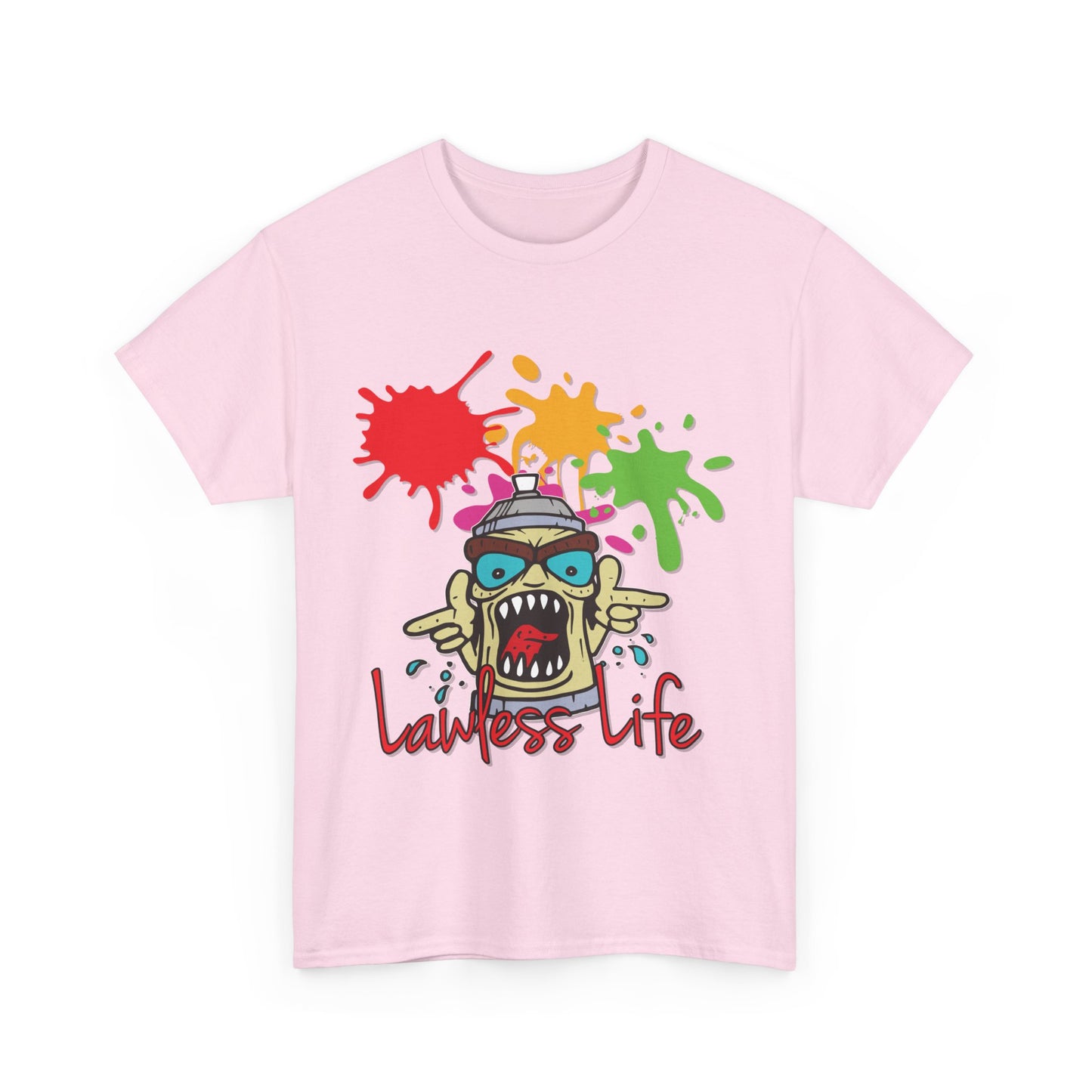 Lawless Life Tagger. Heavy Cotton T-Shirt