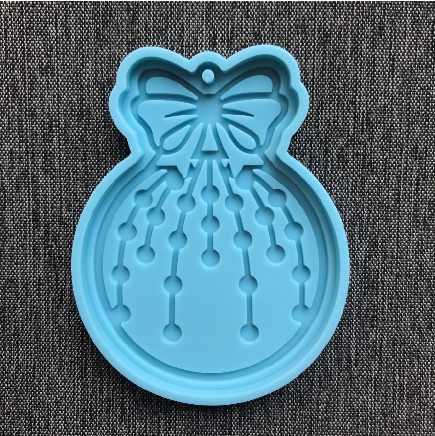 Christmas Round Shape Decoration Silicone Mold