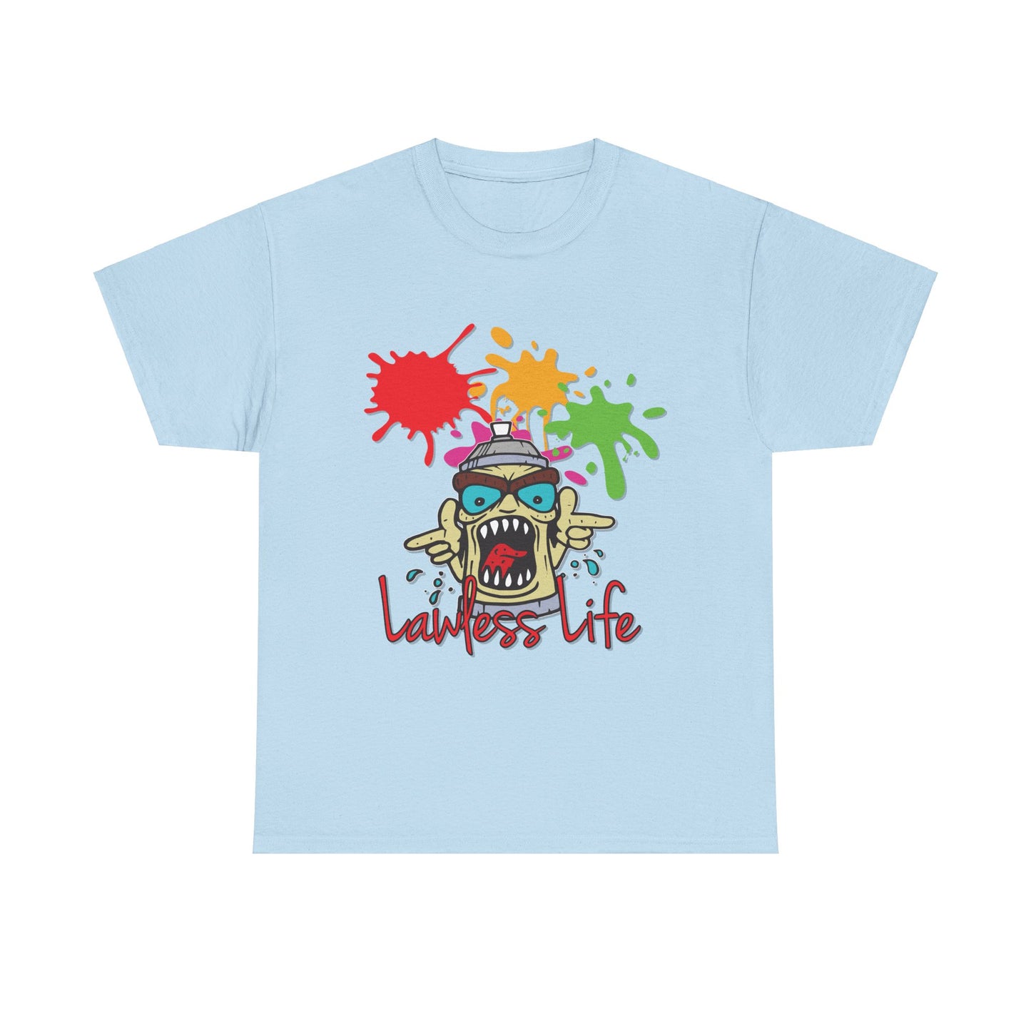 Lawless Life Tagger. Heavy Cotton T-Shirt