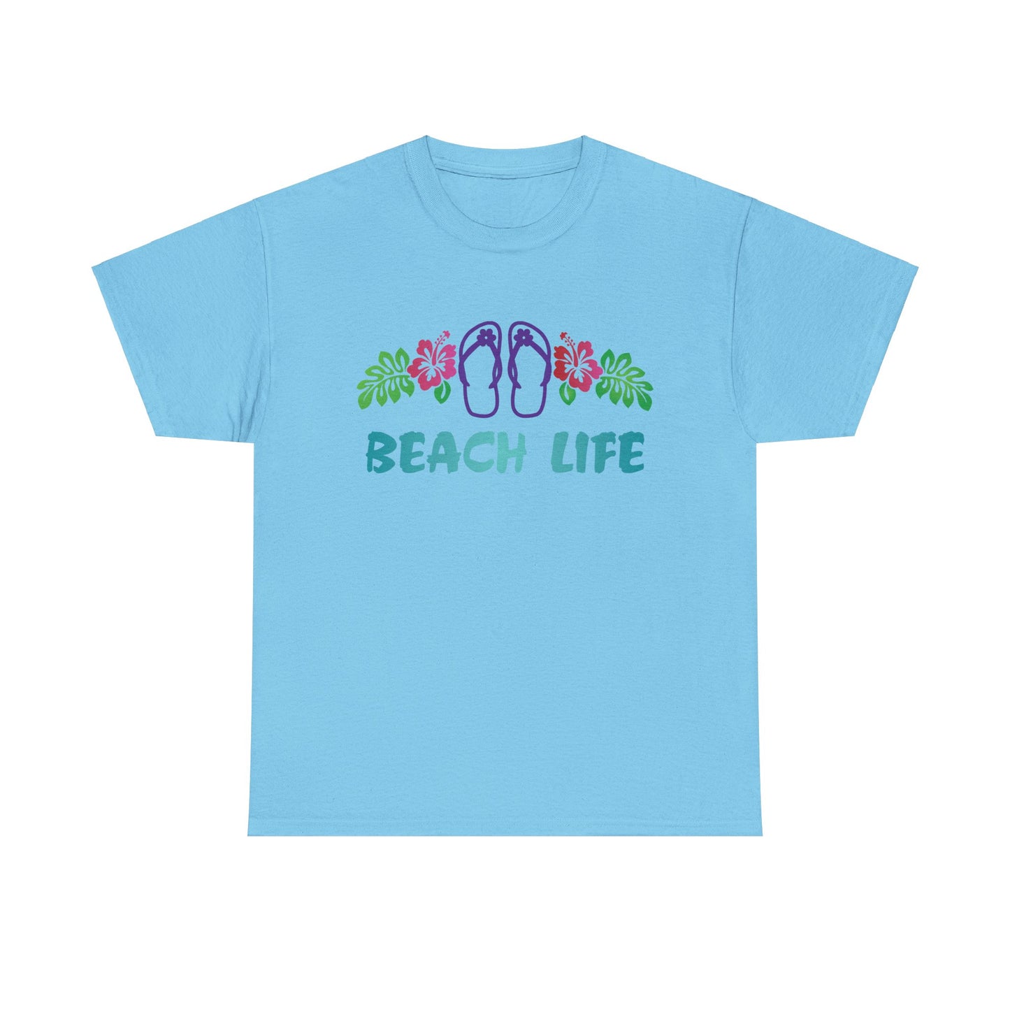 Beach Life, Heavy Cotton T-Shirt