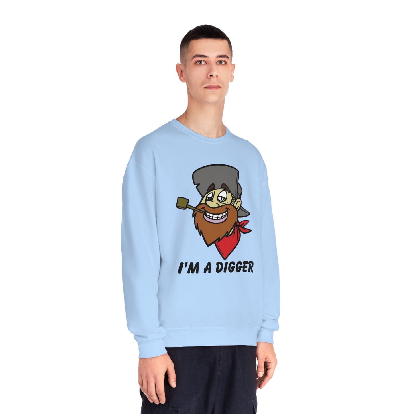 I'M a Digger, Unisex NuBlend® Crewneck Sweatshirt