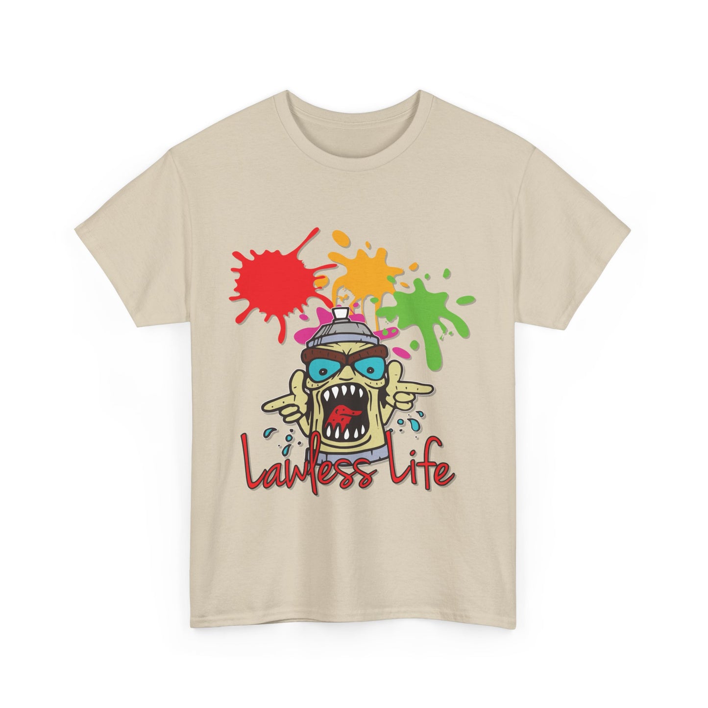 Lawless Life Tagger. Heavy Cotton T-Shirt