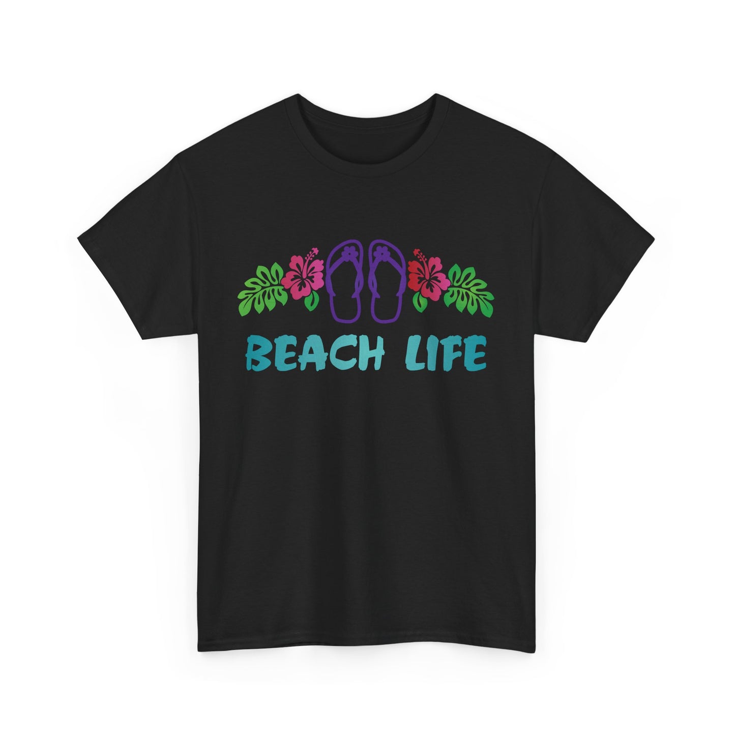 Beach Life, Heavy Cotton T-Shirt