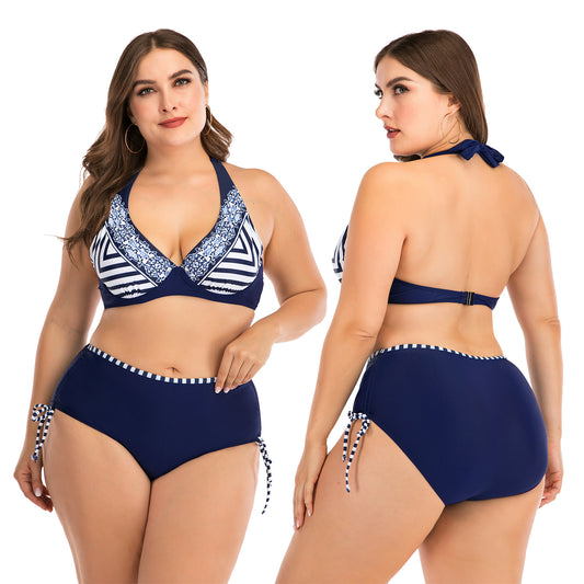 Plus size underwire bikini