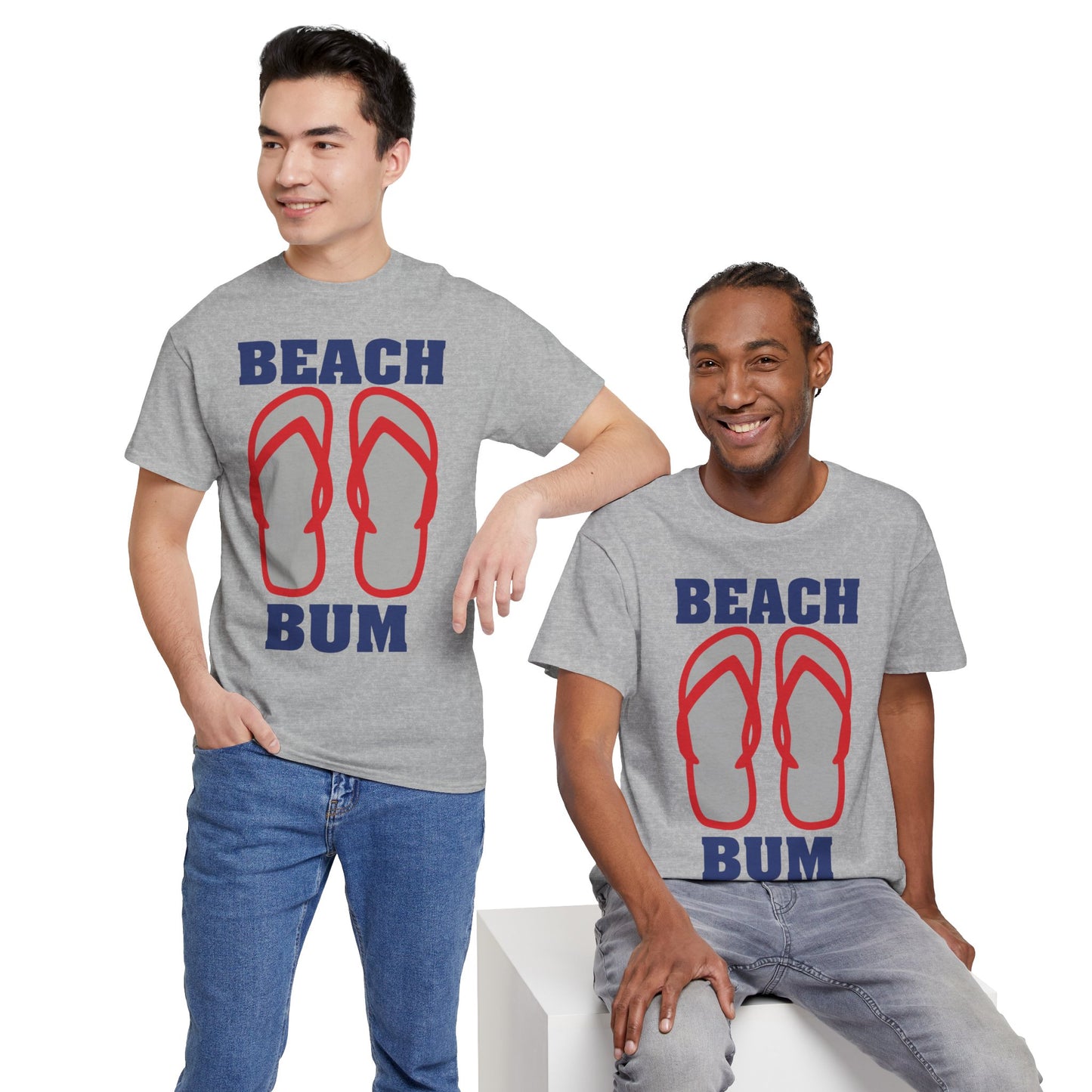 Beach Bum, Heavy Cotton T-Shirt