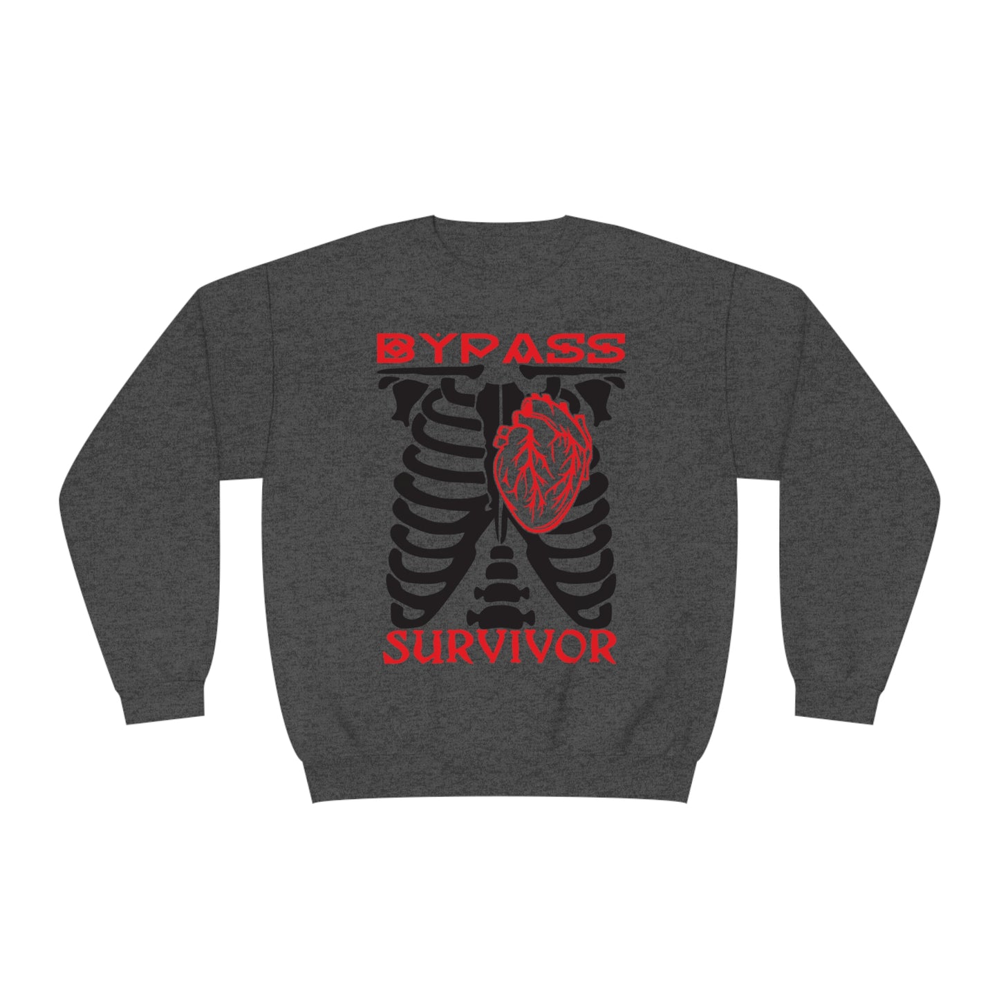 Heart Bypass Survivor., Unisex NuBlend® Crewneck Sweatshirt