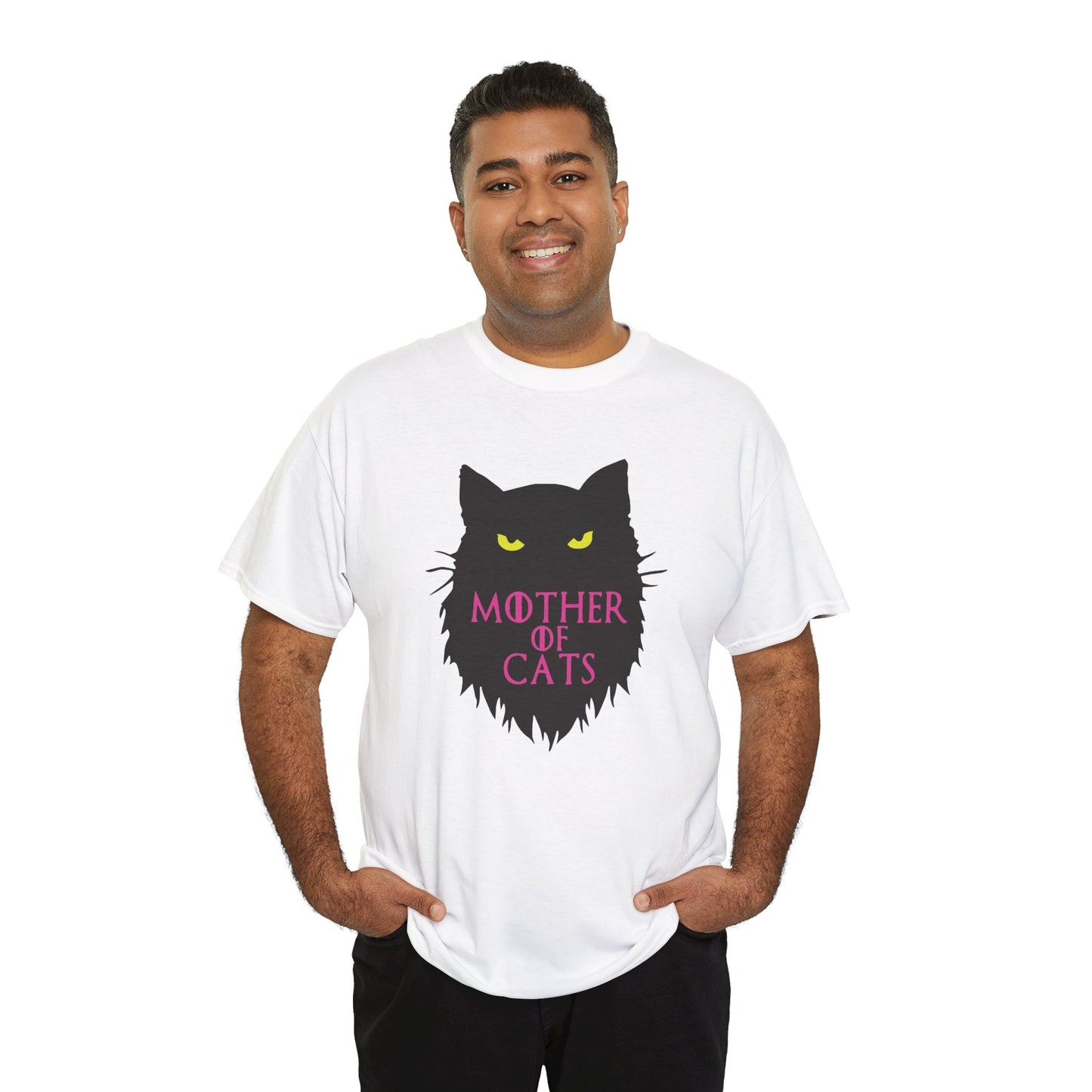 Mother of Cats. Heavy Cotton T-Shirt