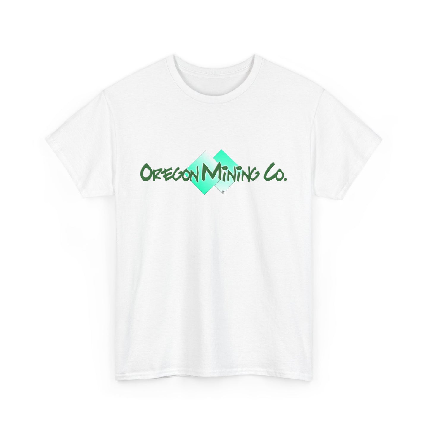 Oregon Mining Co. Logo. Heavy Cotton T-Shirt