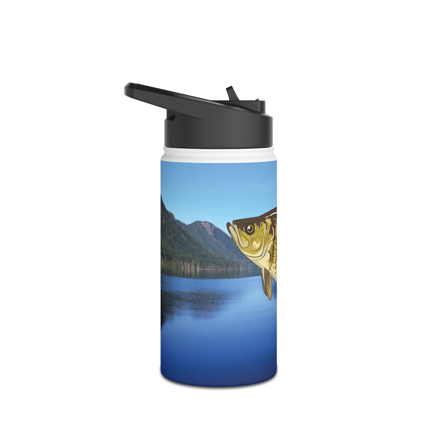 Crappie Lake. Stainless Steel Water Bottle