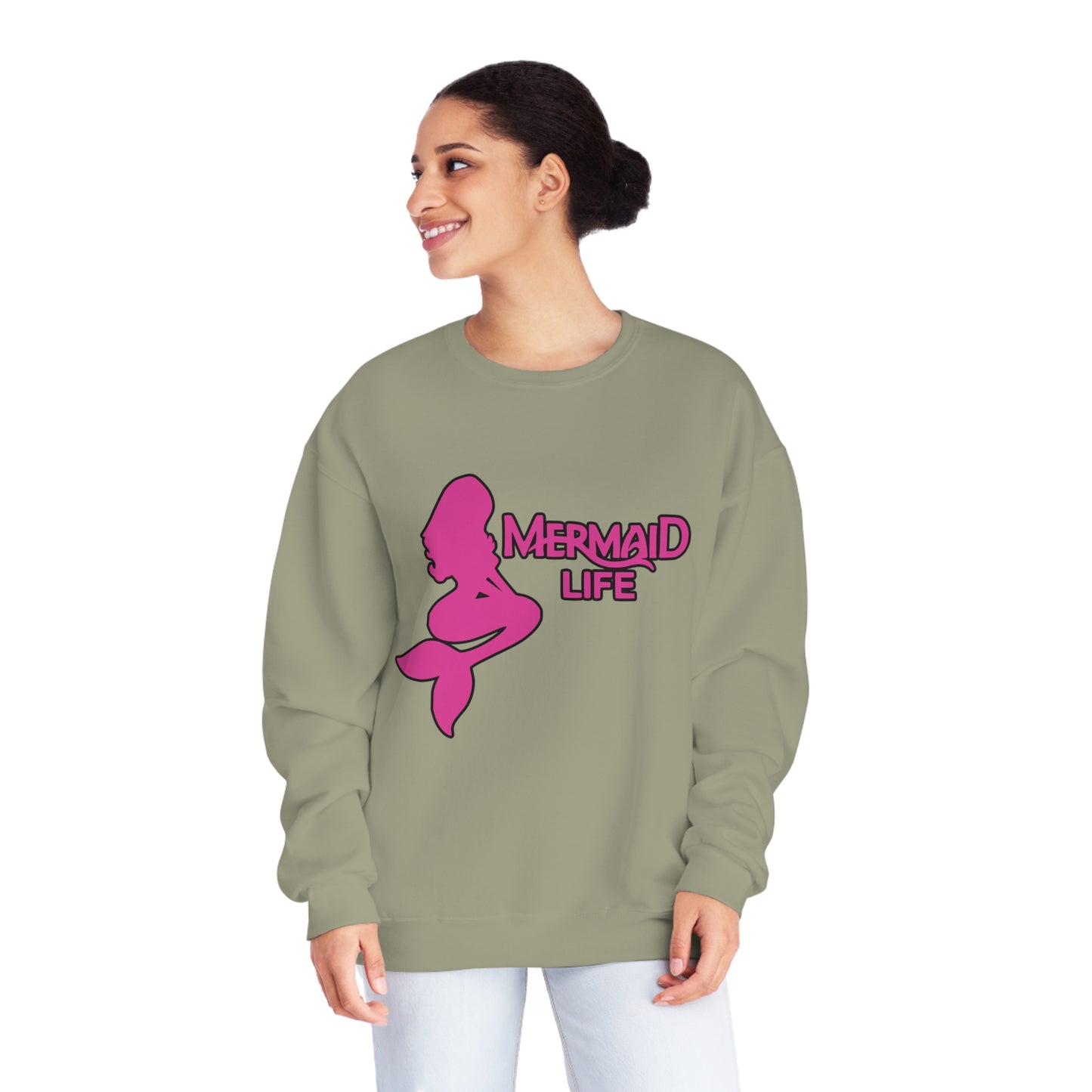 Mermaid Life, Unisex NuBlend® Crewneck Sweatshirt