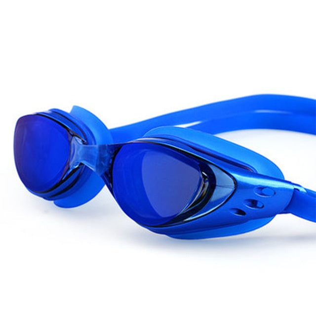 Large frame plating diving swimming goggles