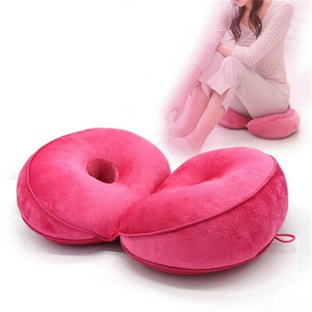 Multifunctional plush hip cushion