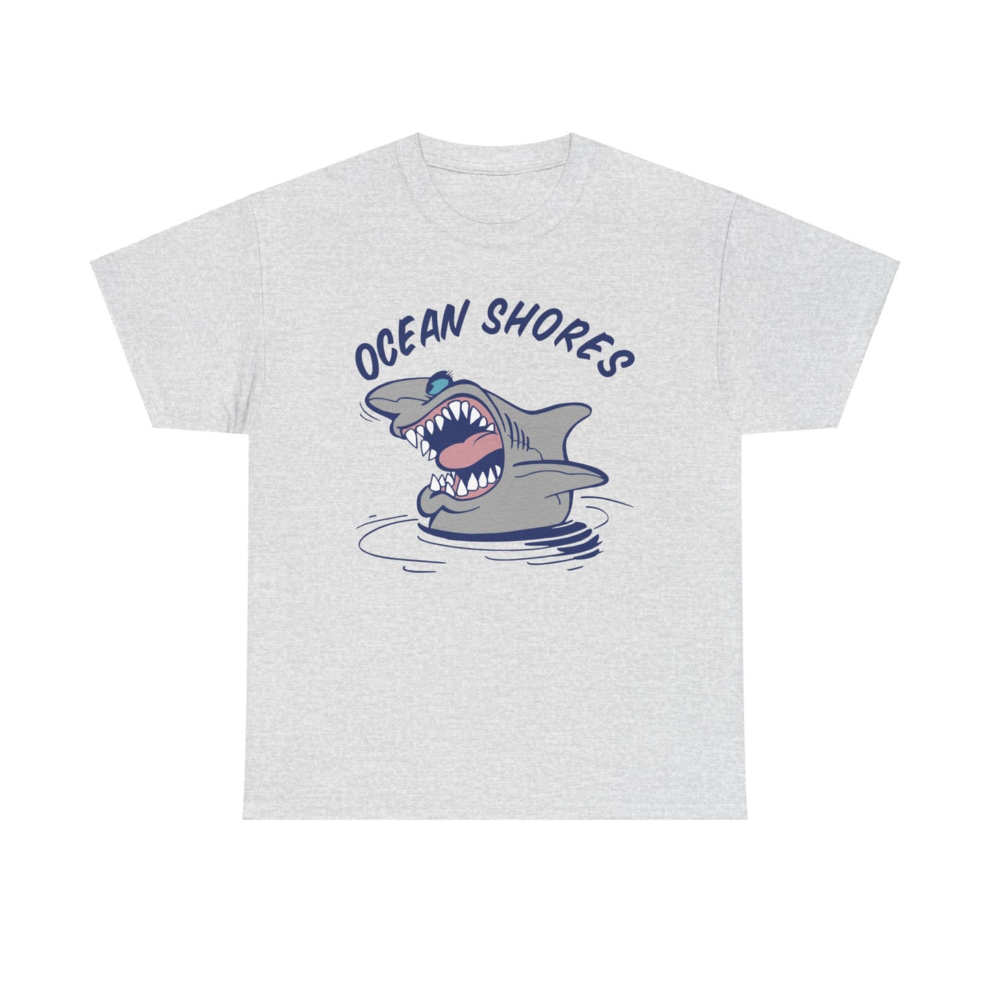 Ocean Shores Shark, Heavy Cotton T-Shirt