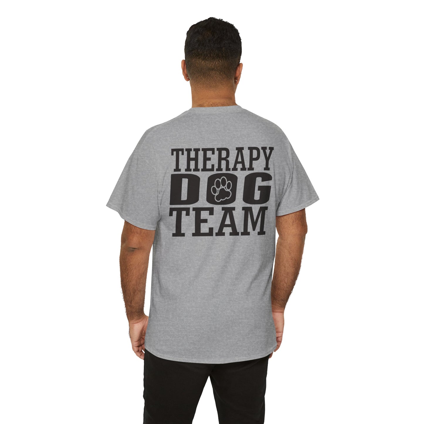 Therapy Dog Team. Heavy Cotton T-Shirt