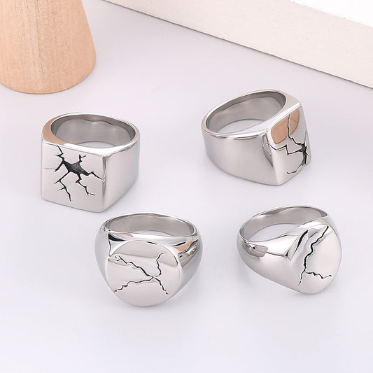 Men's Cracked Ring