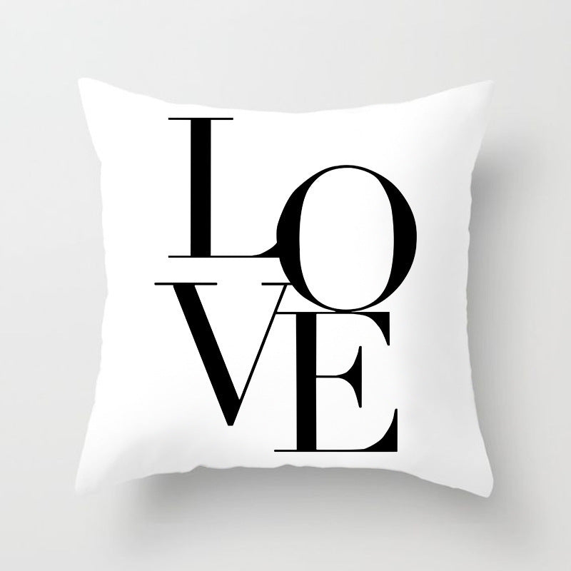 Black and White Cushion Cover