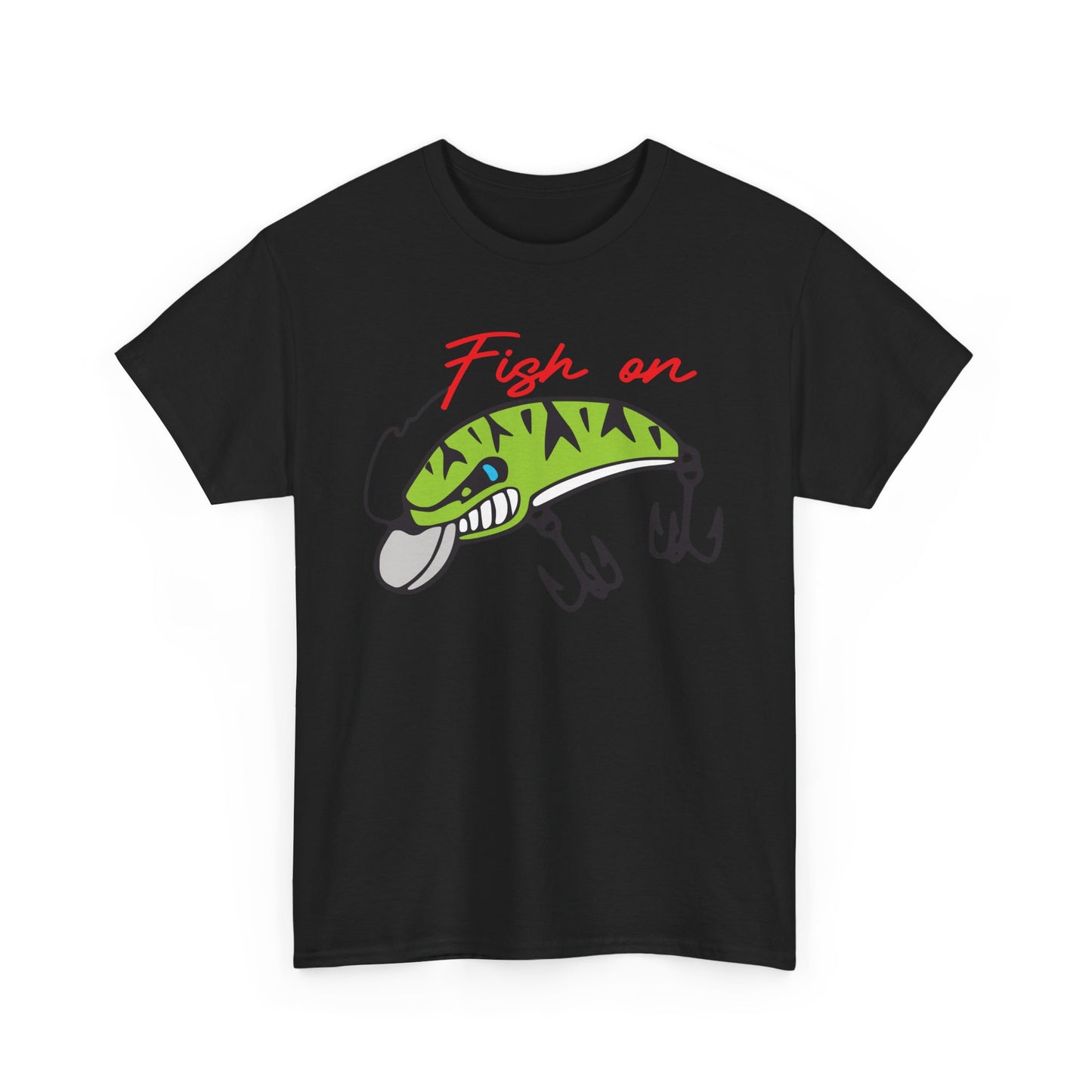 Fish on Lure Heavy Cotton T-Shirt