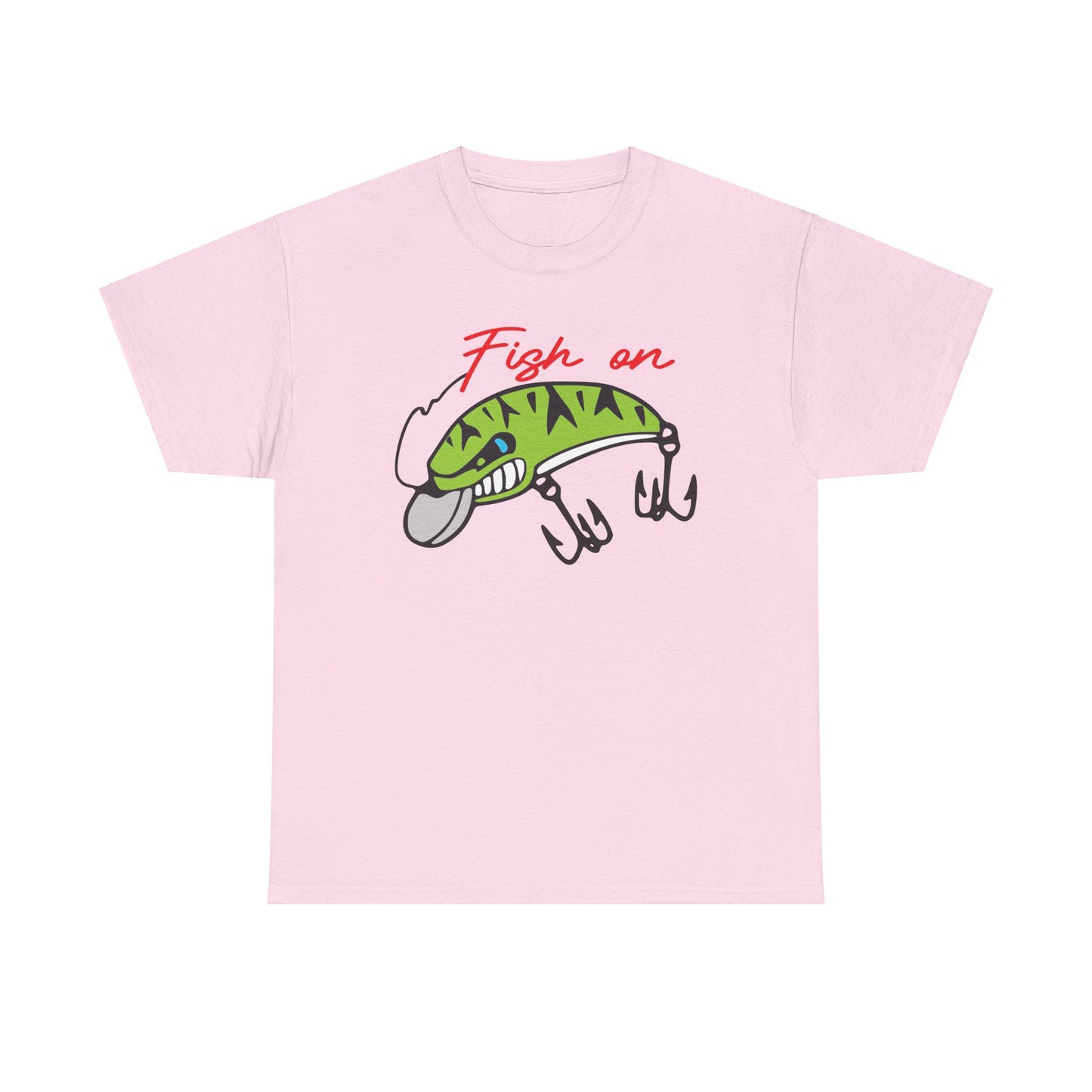 Fish on Lure Heavy Cotton T-Shirt