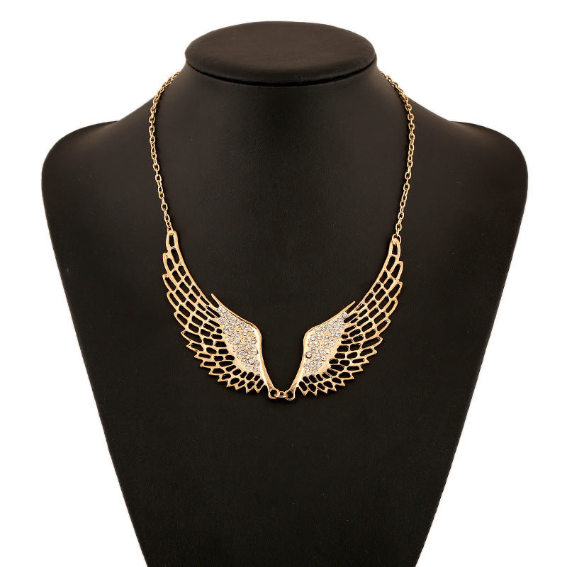 Diamond Angel Wing Necklace