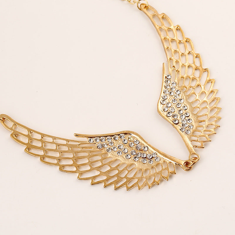 Diamond Angel Wing Necklace