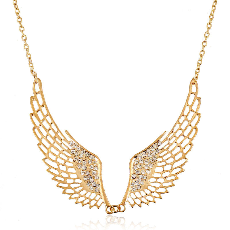 Diamond Angel Wing Necklace