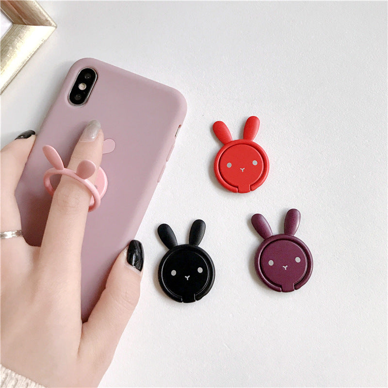 Rabbit Head Ring Buckle Mobile Phone Holder