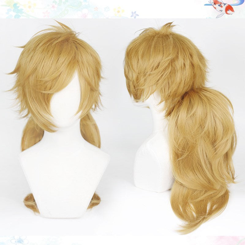 Monster Incident Drum Eight Thousand Extra Thick Ponytail Cos Wig