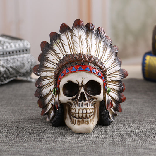 Indian Skull Ornament