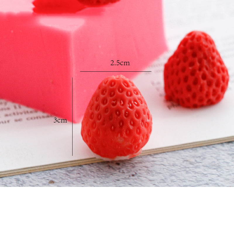 Strawberry Candle Silicone Mold