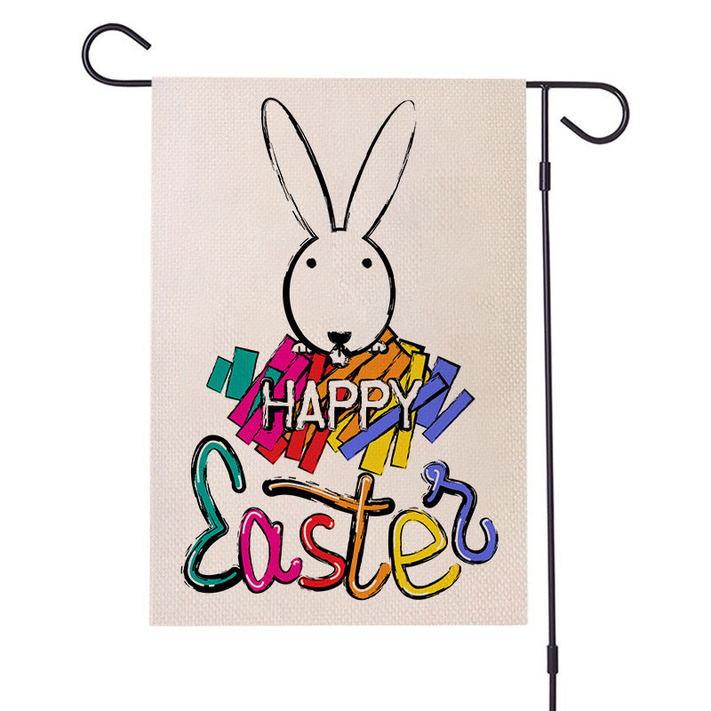 Easter Garden Flag