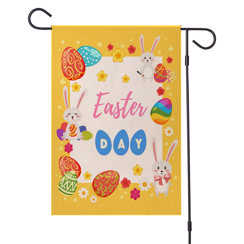 Easter Garden Flag